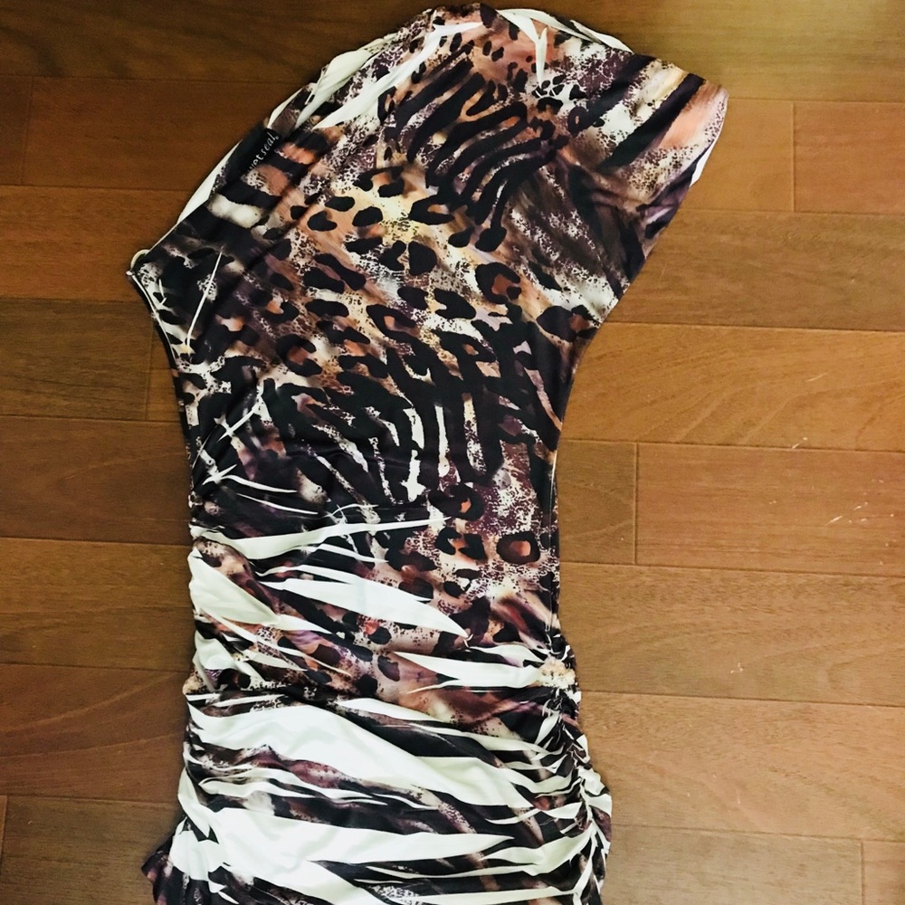 Open Shoulder Mini-Dress